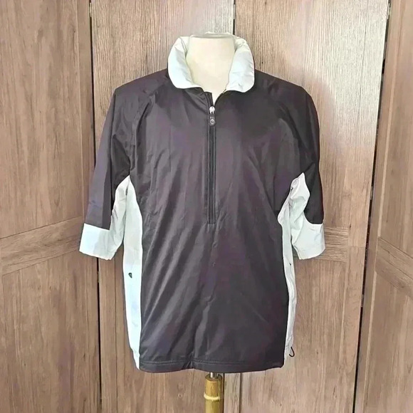 Galway Bay all weather apparel men's Medium black white - Picture 1 of 12